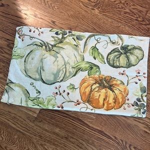 Pottery Barn Watercolor Pumpkin Lumbar Pillow Cover
